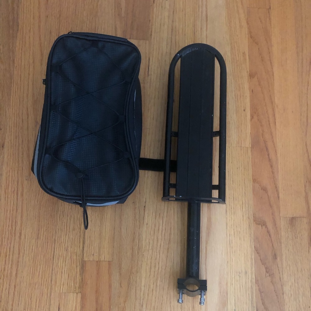 Bike rack and cargo